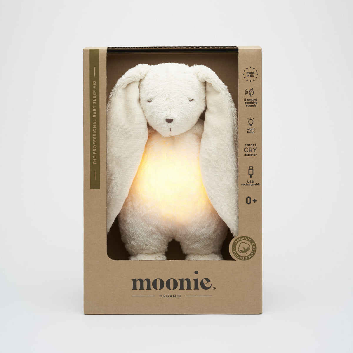 Moonie Organic Humming Plush Sleep Toy