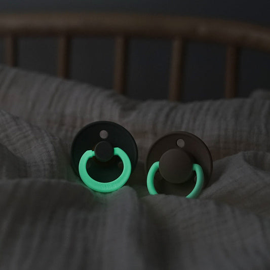 BIBS Dummies GLOW Colour 2 pack
