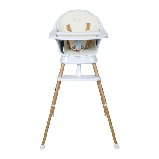 Quax Ultimo 3 High Chair - White / Natural