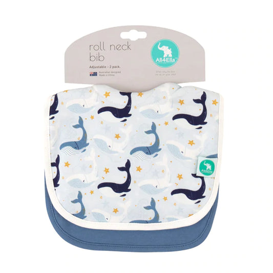 All4Ella Rollneck Bib 2pk