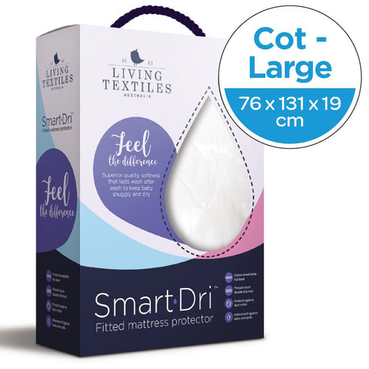 Living Textiles Smart-Dri Waterproof Fitted Mattress Protector