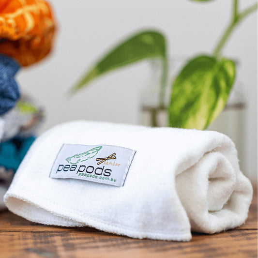 Pea Pods Bamboo Absorber - for "ONE" Size Pea Pods Nappies
