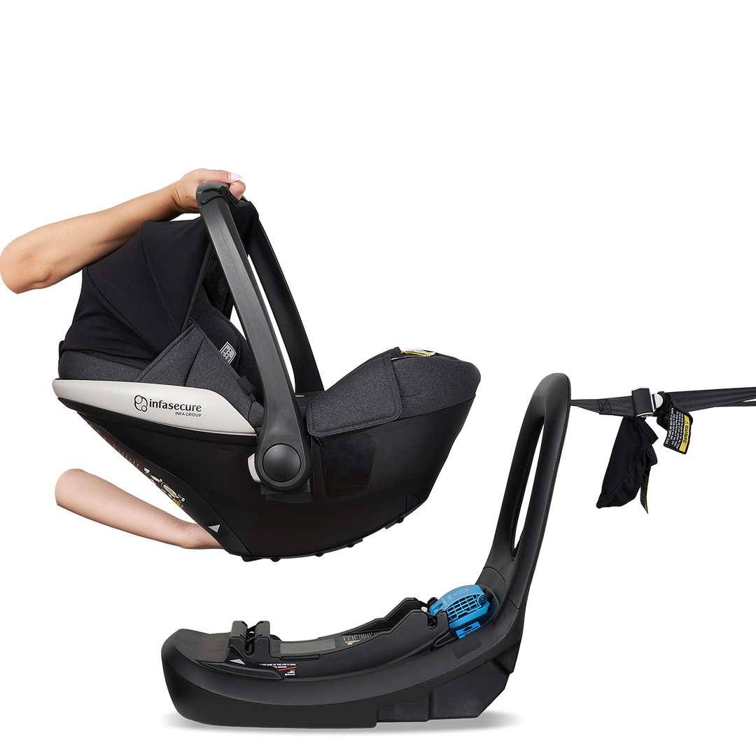 Infasecure COCOON GO Capsule - Black Fleck