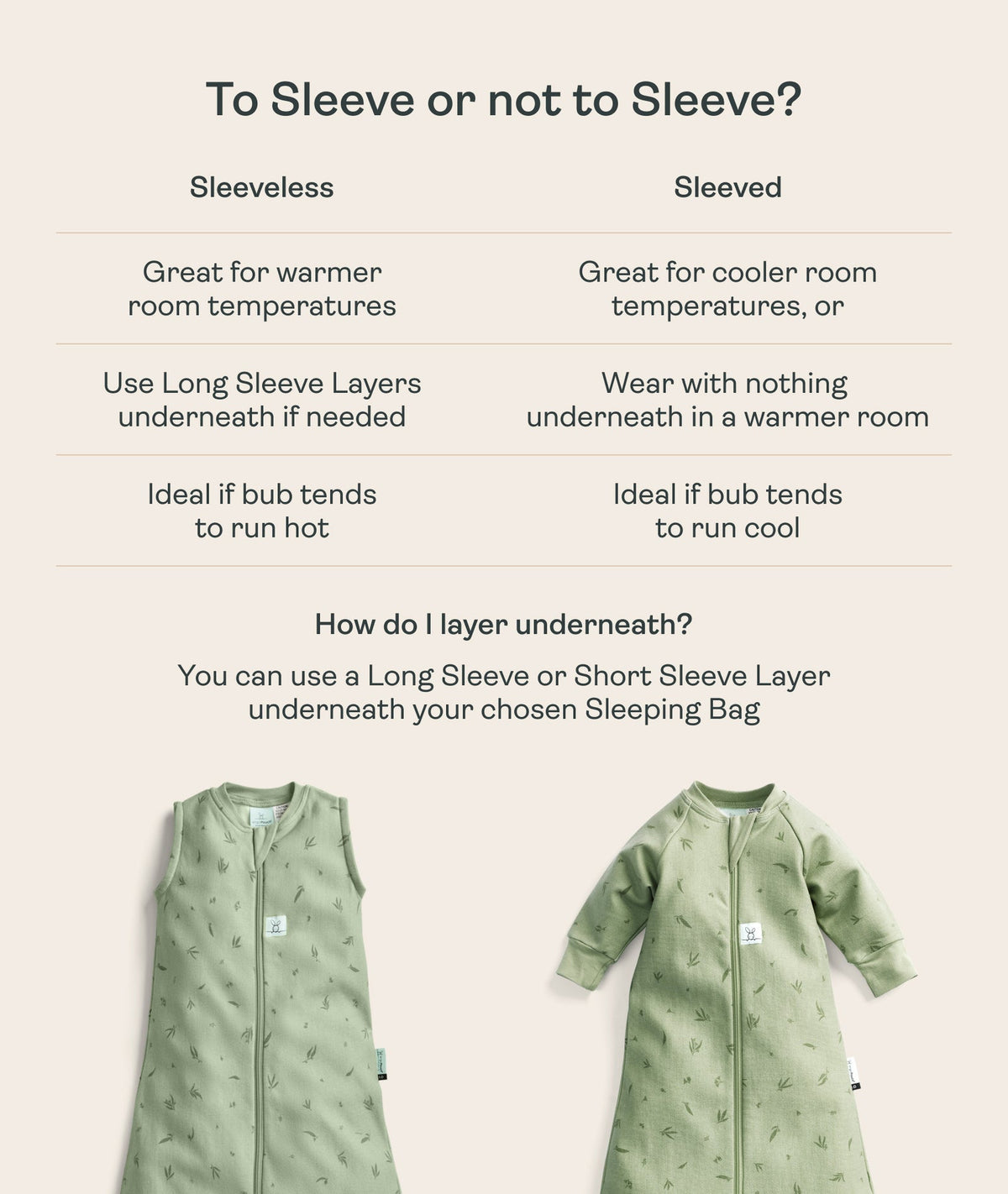 ergoPouch Jersey Sleeping Bag 2.5 TOG