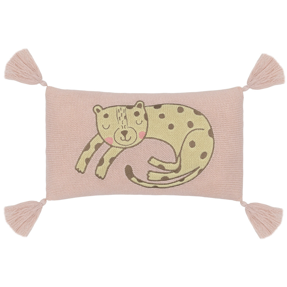 Living Textiles Knit Cushion Tropical