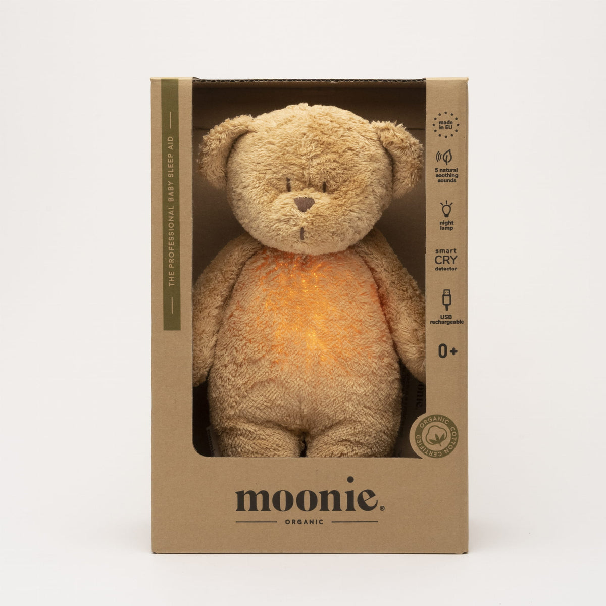Moonie Organic Humming Plush Sleep Toy