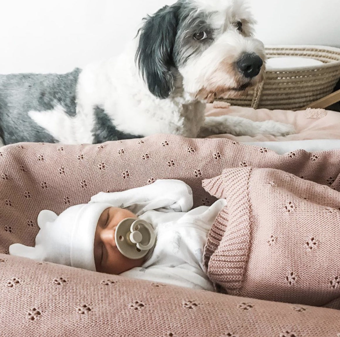 Mini & Me Heirloom Baby Blanket