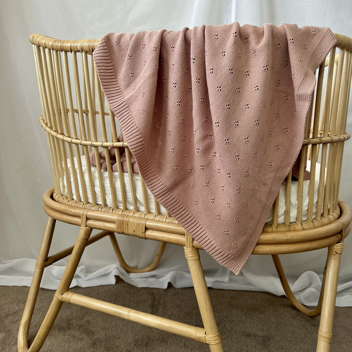 Mini & Me Heirloom Baby Blanket
