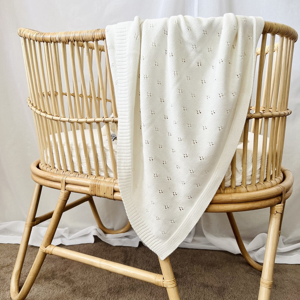 Mini & Me Heirloom Baby Blanket