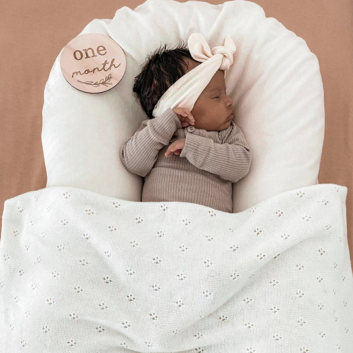 Mini & Me Heirloom Baby Blanket