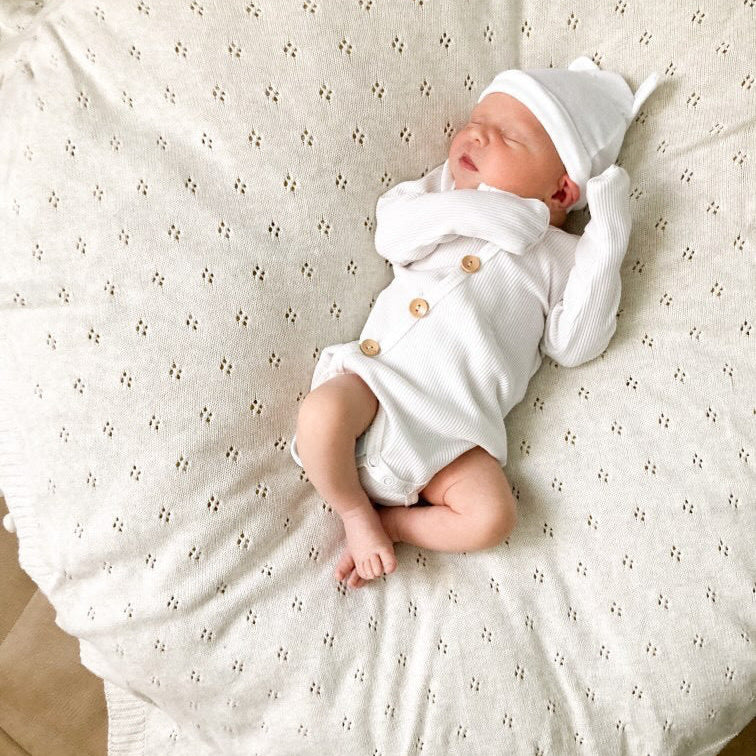 Mini & Me Heirloom Baby Blanket