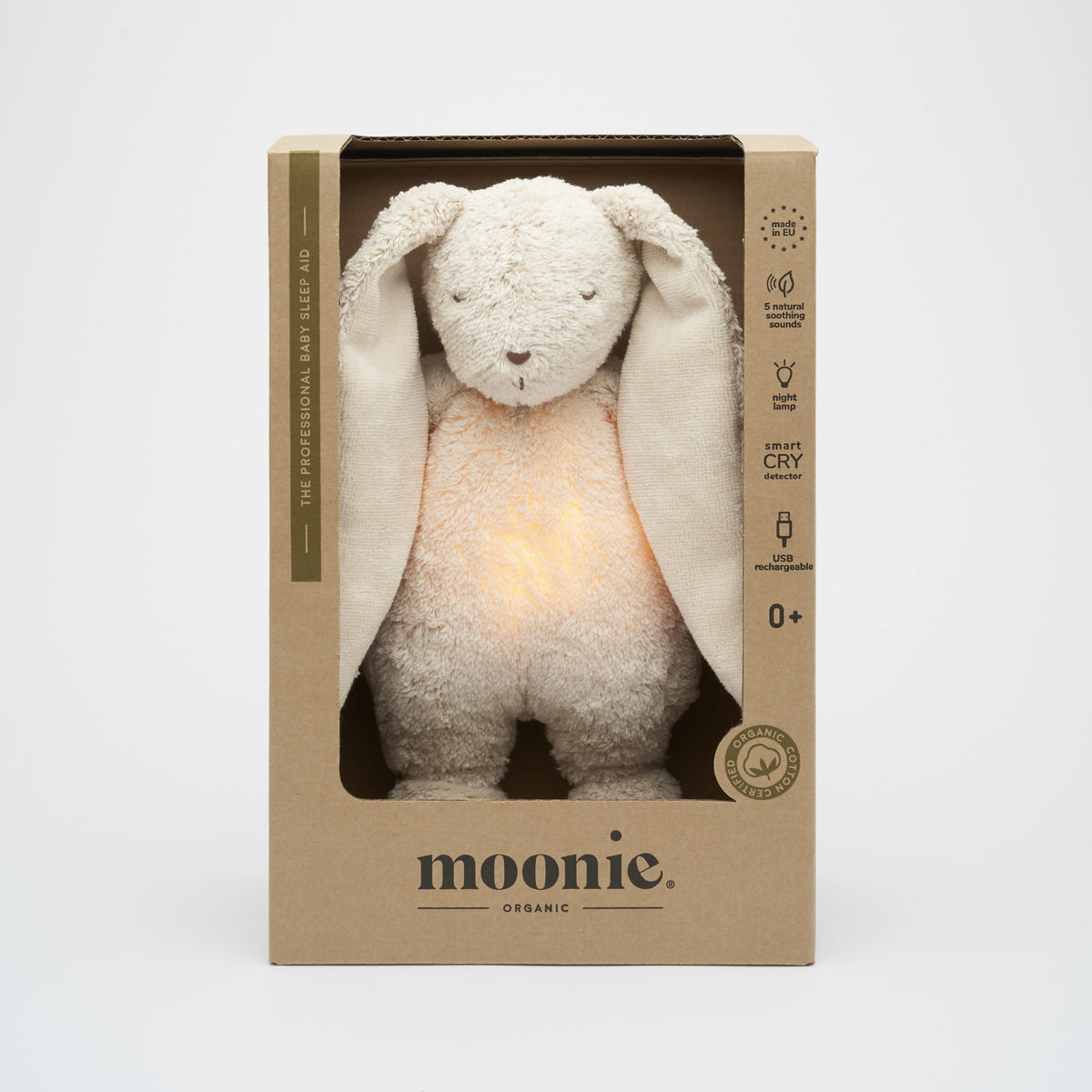 Moonie Organic Humming Plush Sleep Toy