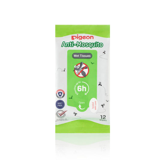 Pigeon Anti-Mosquito Wet Tissues - 12 pack