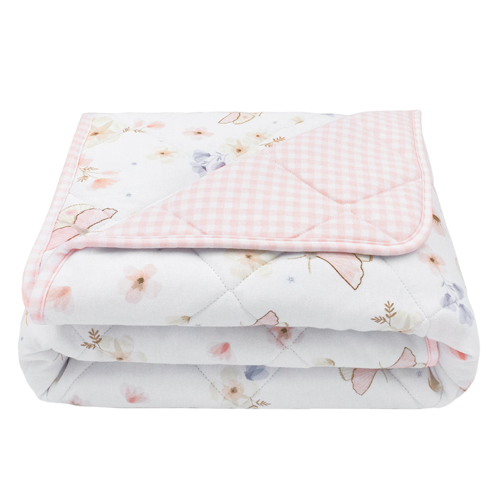 Living Textiles Reversible Quilted Cot Comforter