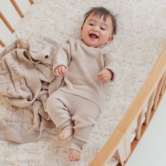 Aster & Oak Sand Fleck Knit Pants