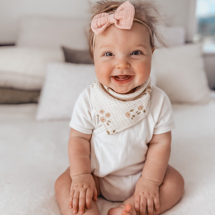 Over the Dandelions Organic Muslin Bib
