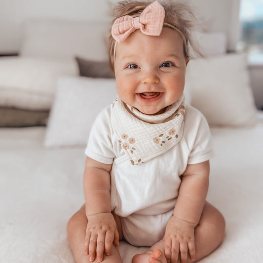 Over the Dandelions Organic Muslin Bib