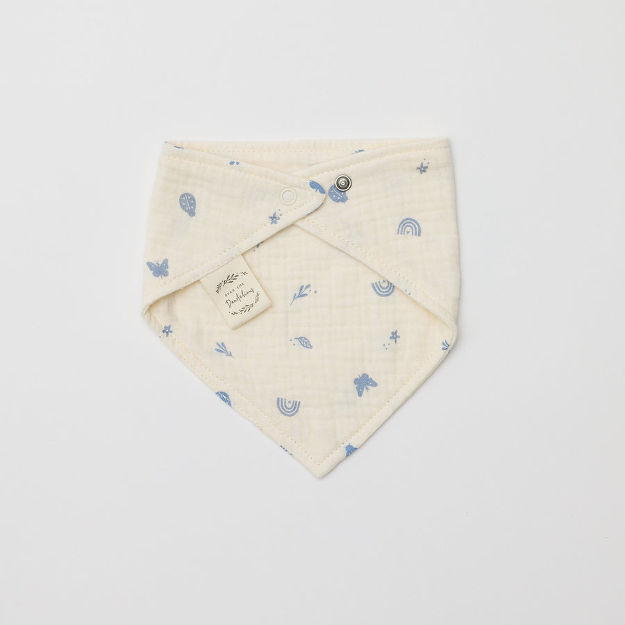 Over the Dandelions Organic Muslin Bib
