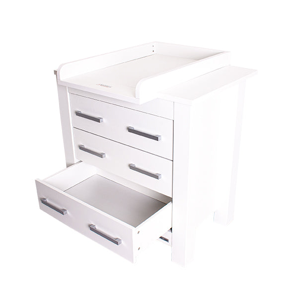 Love N Care BORDEAUX Cot & Chest Package - White
