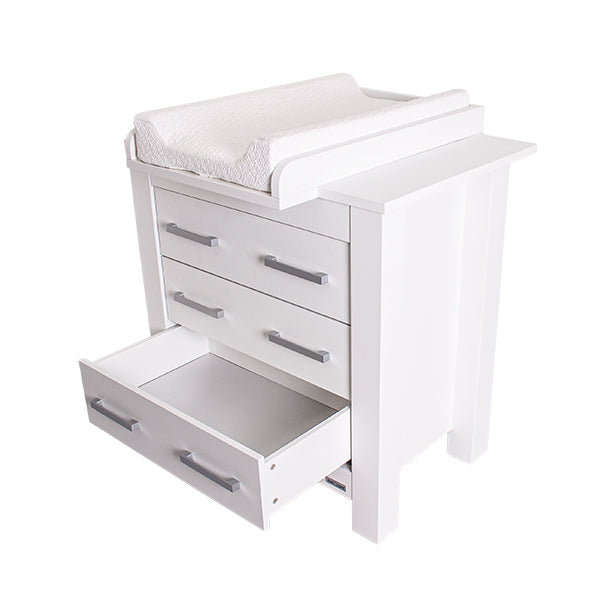 Love N Care BORDEAUX Cot & Chest Package - White