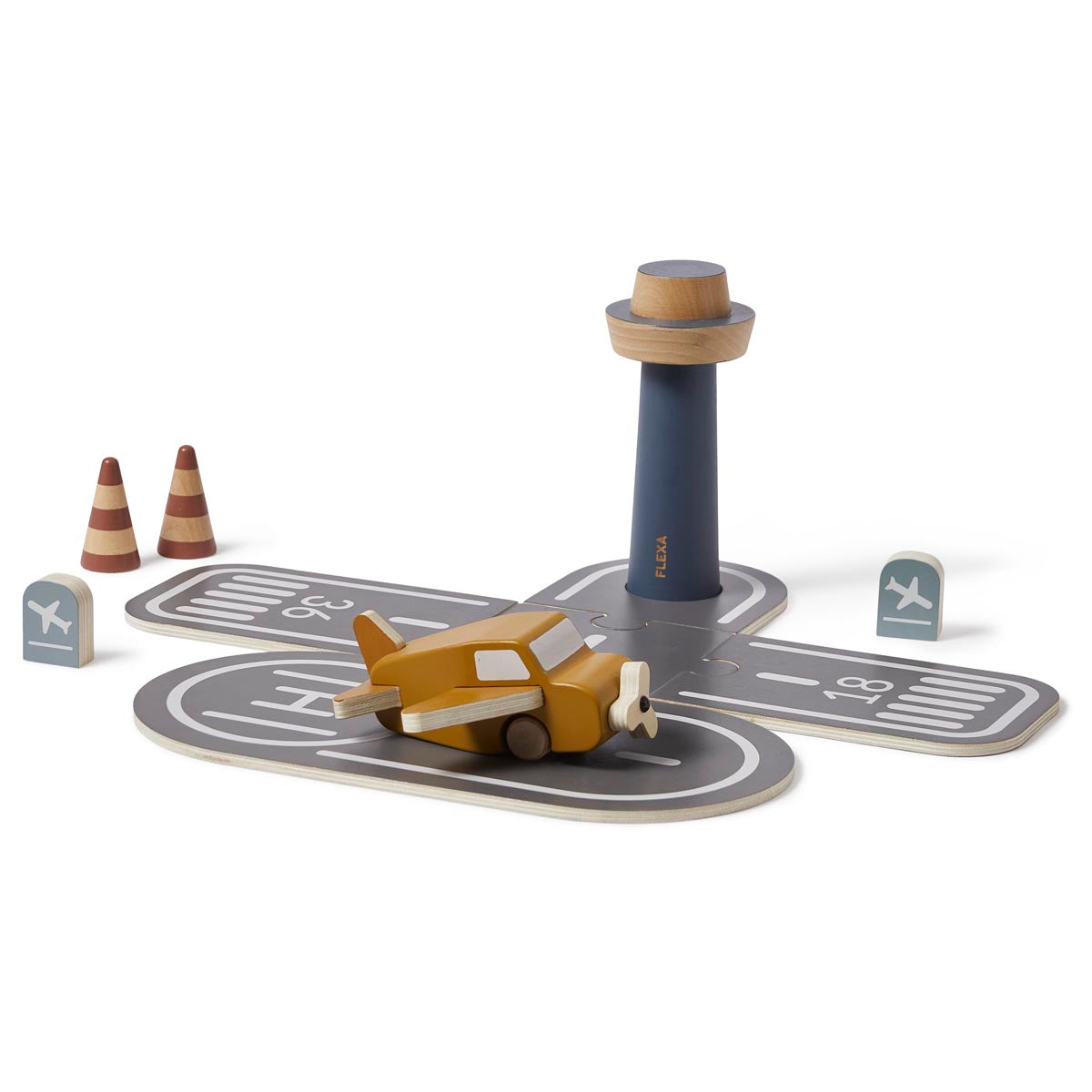 FLEXA Play Wooden Airport
