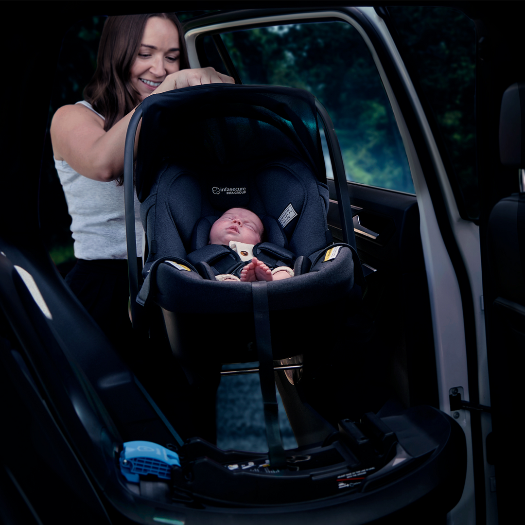 Infasecure COCOON GO Capsule - Black Fleck