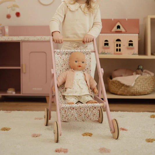 Little Dutch Doll Buggy Stroller - Pink