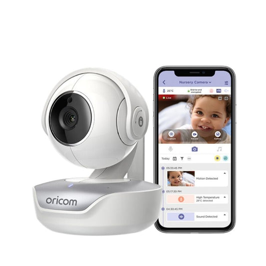 Oricom Smart HD Video Baby Monitor with Motorised Pan-Tilt (OBHPTZ)