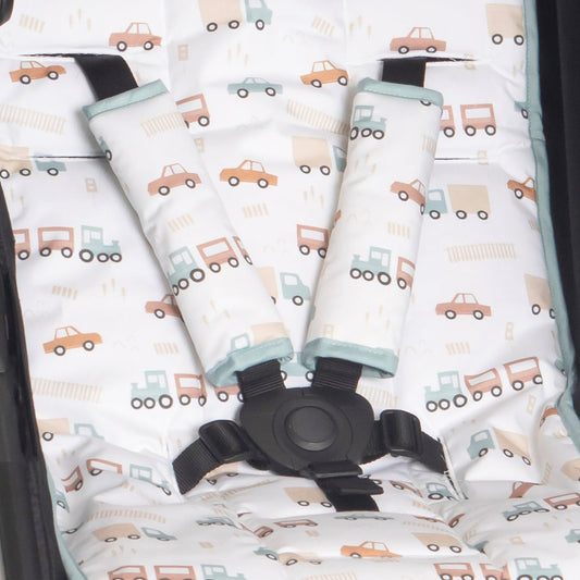 All4Ella Reversible Harness Covers & Pram Pegs