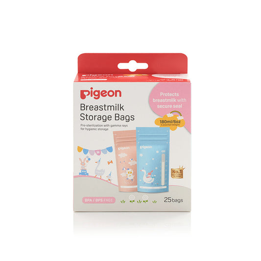 Pigeon Breastmilk Storage Bags 180ml - 25 pack