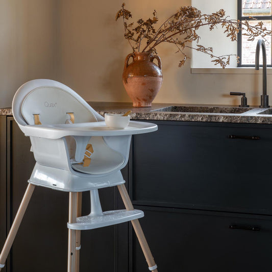 Quax Ultimo 3 High Chair - White / Natural