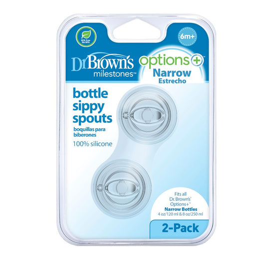 Dr Browns Narrow Neck Bottle Sippy Spouts - 2pk