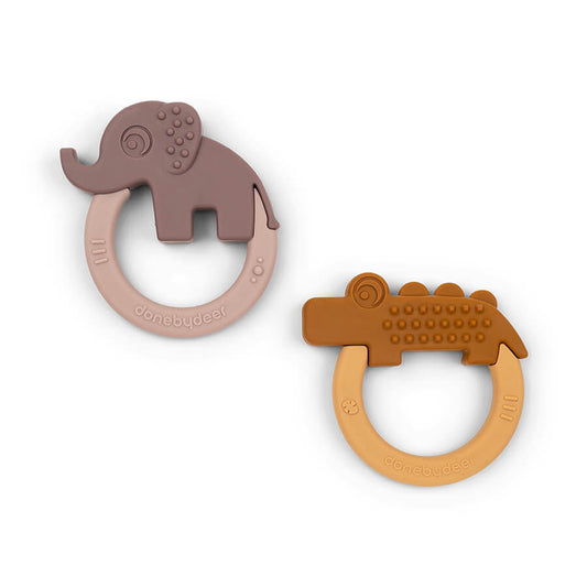 Done by Deer Teether Deer Friends - 2 pack