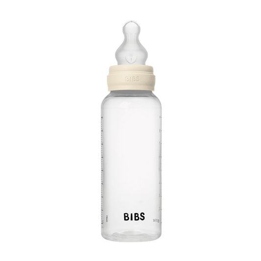 BIBS Baby Bottle Complete Set PLASTIC - Ivory