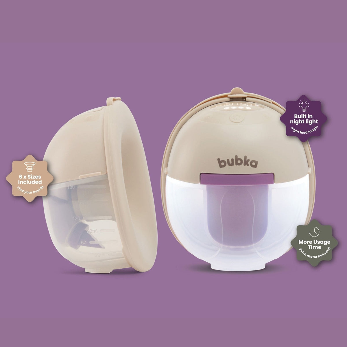 Bubka GLOW Double Breast Pump Kit
