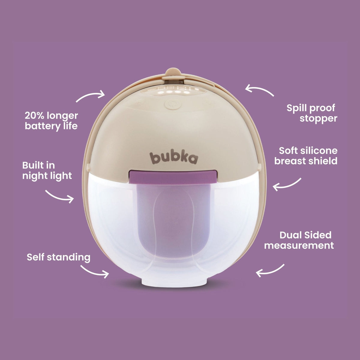 Bubka GLOW Double Breast Pump Kit