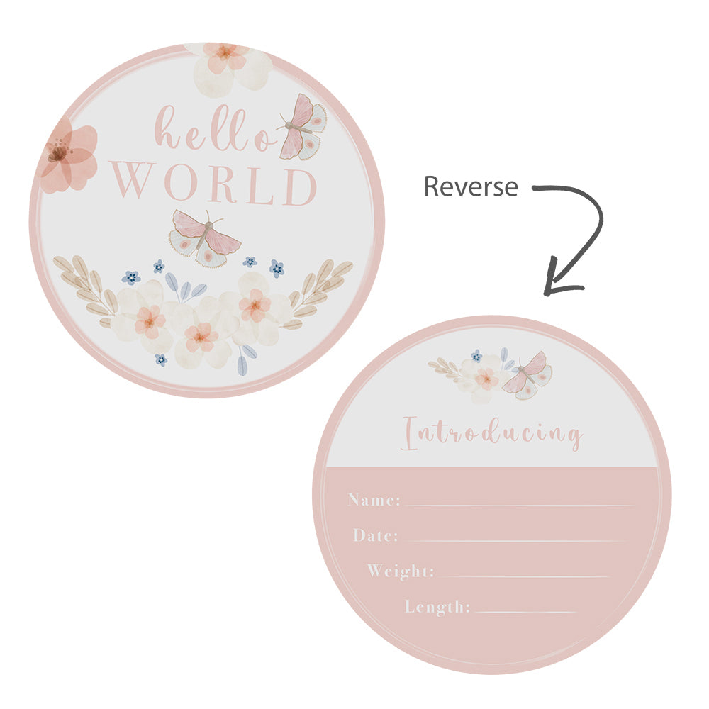 Living Textiles Hello World Gift Set - Pink Gingham