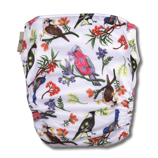 Earthside Eco Bum 'Bush Magic' OSFM Side Snapping Cloth Nappy