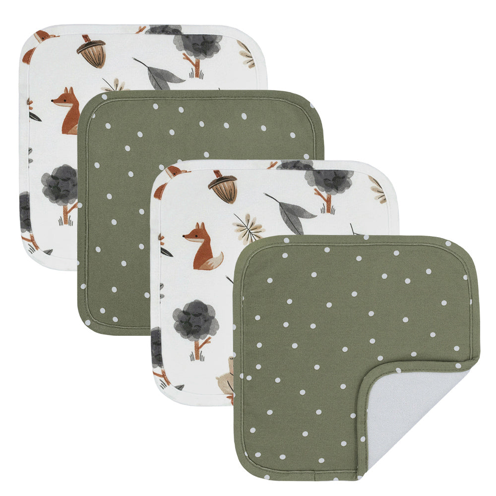 Living Textiles 4-pack Wash Cloths