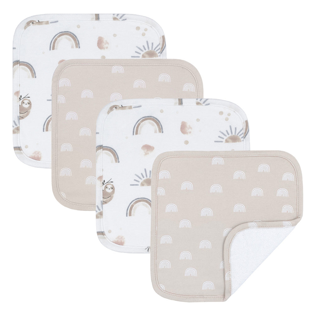 Living Textiles 4-pack Wash Cloths
