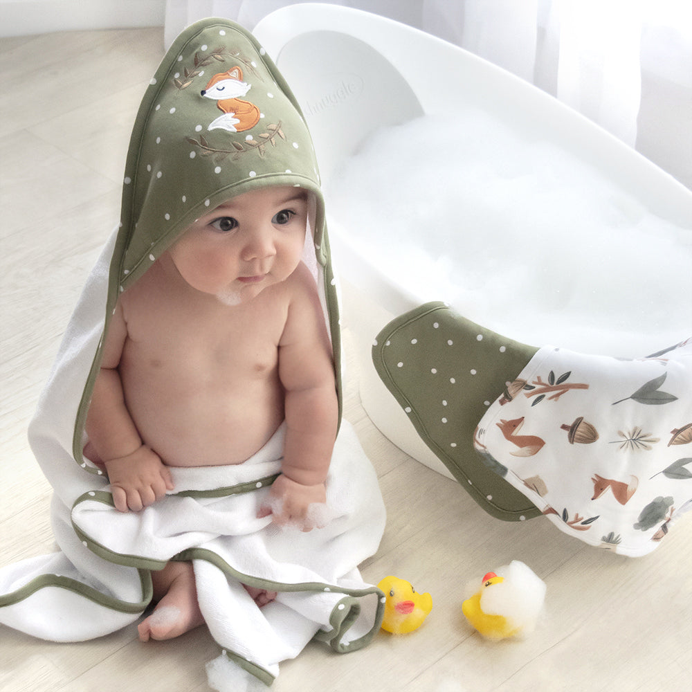 Living Textiles Baby Hooded Towel