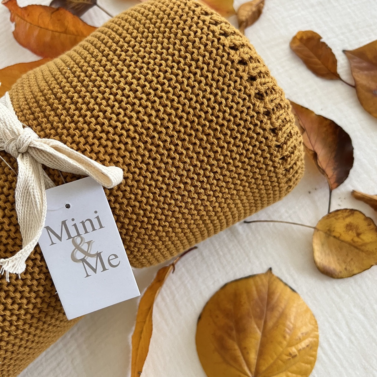 Mini & Me Cable Knit Baby Blanket