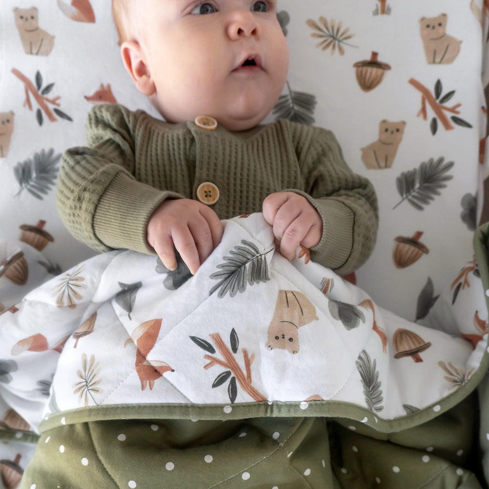Living Textiles Reversible Quilted Cot Comforter