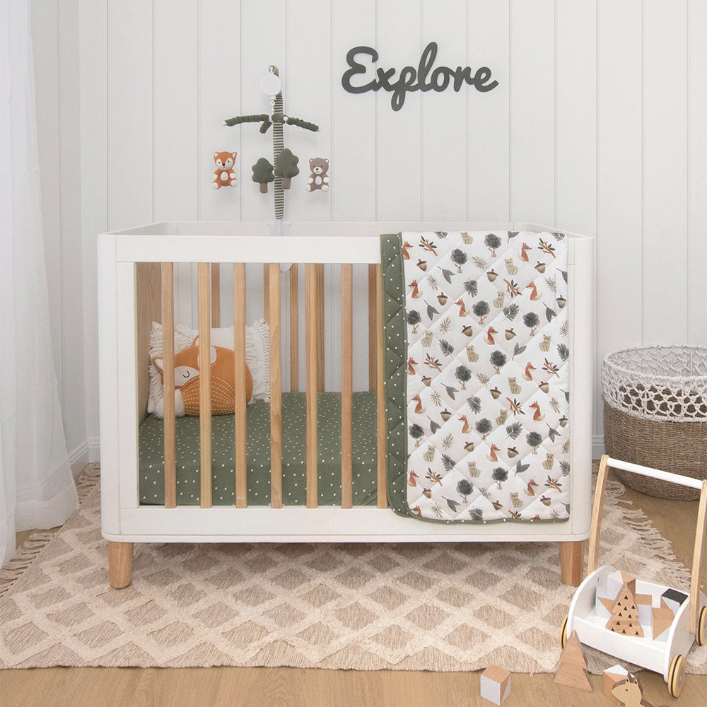 Living Textiles Reversible Quilted Cot Comforter