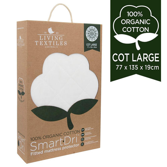 Living Textiles Organic Smart-Dri Fitted Mattress Protector