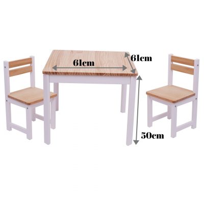 TikkTokk Little Boss Square Kids Table & Chair Set
