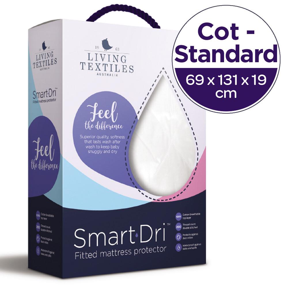 Living Textiles Smart-Dri Waterproof Fitted Mattress Protector