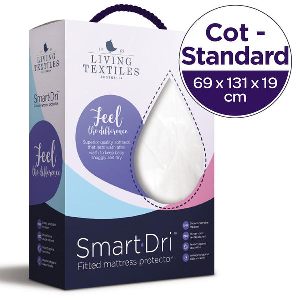 Living Textiles Smart-Dri Waterproof Fitted Mattress Protector